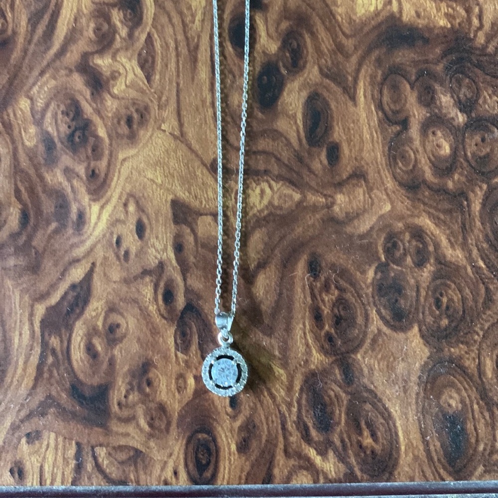 ๐HOST PICK ๐๐ฅน CIRCLE FAKE DIAMOND THIN CHAIN NECKLACE ๐โ๏ธ - Picture 5 of 12